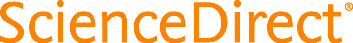 ScienceDirect logo in orange on a white background