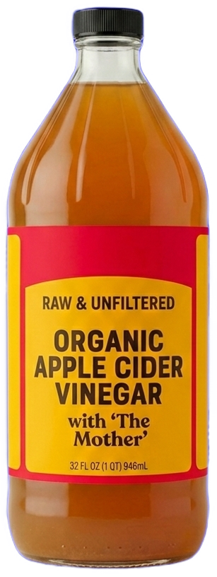 apple cider vinegar bottle